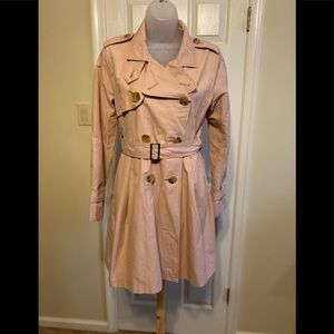 Gap - Woman’s blush pink trench coat, Size:  XS